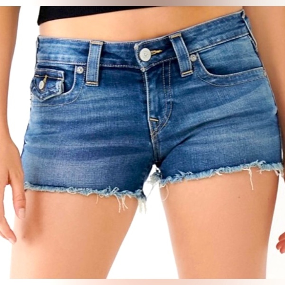 True Religion Pre-Owned Jean Shorts Size 25 “as is” - Picture 11 of 11